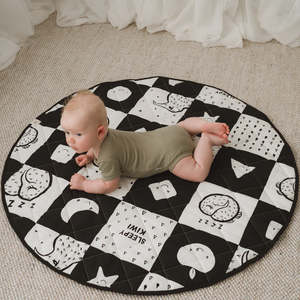 New: Sleepy Kiwi - Quilted Play Mat