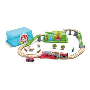 Play: Hape - Countryside Train Bucket Set