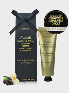 Surmanti - Cuticle Hand + Nail Treatment Cream - Black Raspberry + Vanilla