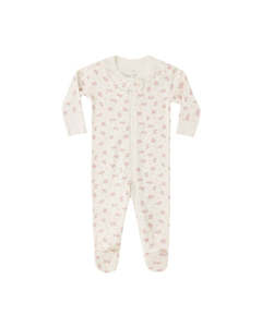 Quincy Mae - Zip Long Sleeve Sleeper Footie - Flower Field