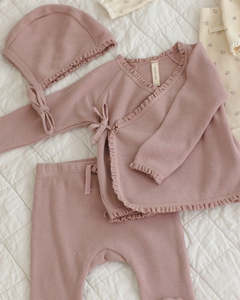 All In Ones Playsuits: Quincy Mae - Take Home Set - Mauve