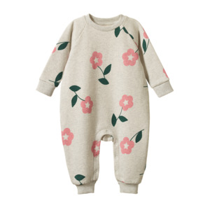 Nature Baby - Juno Long Sleeve Romper - Primrose Print