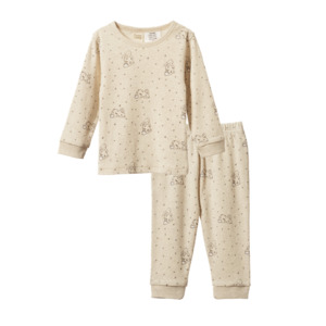 Nature Baby - Long Sleeve Pyjama Set - Bramble Burrow Sleep Print