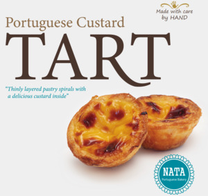 Pastry: Portuguese Tarts Box Frozen