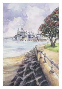 Products: The Base, Devonport Greeting Card