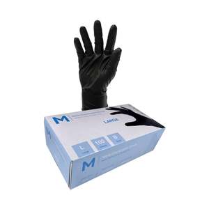 Gloves: Nitrile Black Gloves