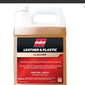 Car Stuff: Malco Leather & Plastic Cleaner 3.78 Litre