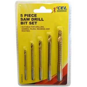 Clearance: Xcel Saw Drill Set Titanium Coated 3mm-8mm 5-pce