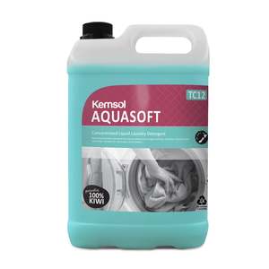 Laundry: Kemsol Aquasoft Liquid Laundry/Fabric Softener
