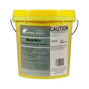 Dishwashing: Glassware Pre-soak Powder 4kg - Green Rhino