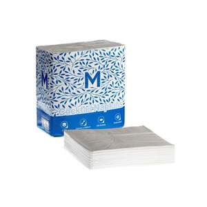 Paper: White Cocktail Napkins 1/4 Fold, 2 Ply - Pack of 200