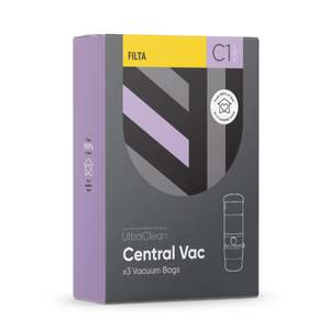 Filta: UltraClean Central Vac SMS Multi Layered Vacuum Bags Pack of 3 - 90805