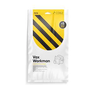 Filta: FILTA Vax Workman SMS Multi Layered Vacuum Cleaner Bags 5 Pack - 18021 (C062)
