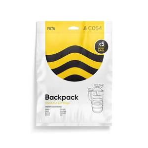 Filta: FILTA Common BackPack SMS Multi Layered Vacuum Bags 5 Pack - 18008 (C064)