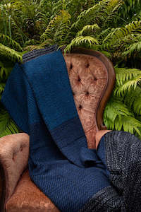 Blanket: Handwoven Wrap – Indigo