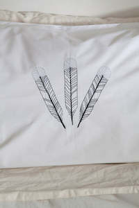 Pillowslip: Huia Plume Pillowslips