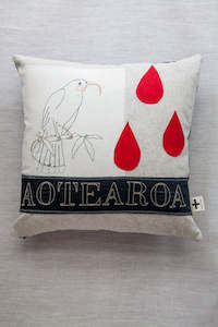 'Huia Tears' Trade Cushion