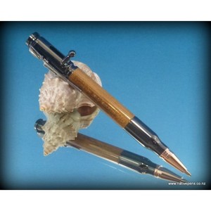 Bullet Pen Kits: Bolt Action Bullet Pen Kit - Gun-Metal Grey