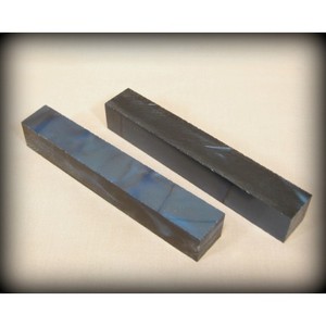 Acrylic Blanks: Acrylic Blank - Indigo Blue with Black Line