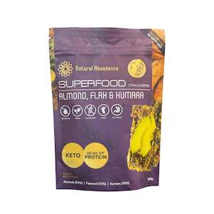 Superfood Crackers - Almond, Flax & Kumara