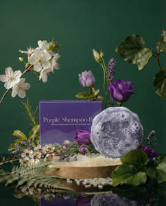 Trending: Purple Toning Shampoo Bar - Blonde & Grey