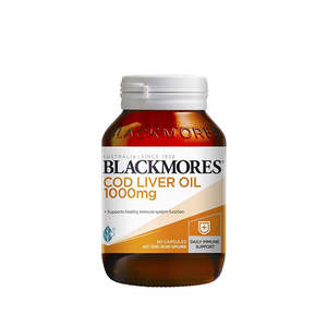Blackmores: Blackmores Cod Liver Oil 1000mg 80 Capsules