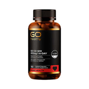 Go Healthy: GO Healthy Co-Q10 400mg One-A-Day 60 Capsules