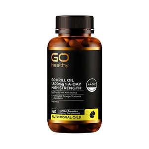 GO Healthy Go Krill Oil 1500mg 60 Capsules