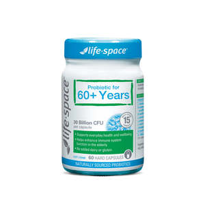 Life Space Probiotic For 60+ Years 60 Capsules