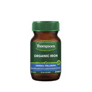 Thompsons: Thompsons Organic Iron 24mg 30c