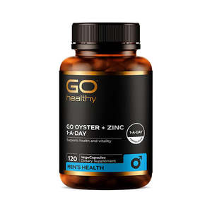 Man: GO Healthy Go Oyster & Zinc 120 VegeCapsules