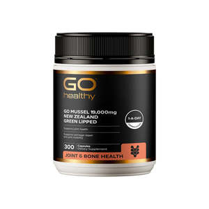 GO Healthy Go Mussel 19000mg New Zealand Green Lipped 300 Capsules