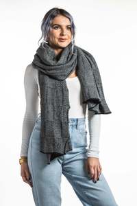 Koru: Koru Knitwear - Wrap KO554 JACQUARD WRAP