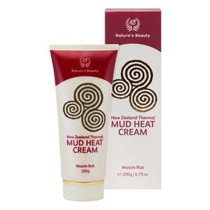 New Collection: Natures Beauty Mud Heat Cream Muscle Rub 200g
