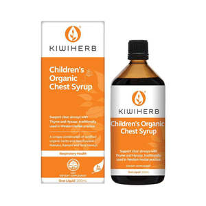 KiwiHerb Childrens Organic Chest Syrup 200ml