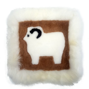 Auskin High Wool Cushion Square - Seep 40cm X 40cm