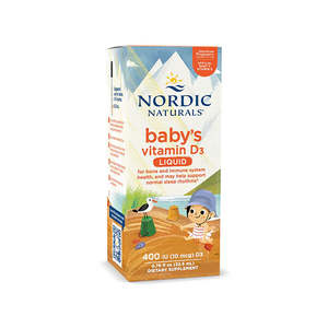 Nordic Naturals: Nordic Naturals Babys Vitamin D3 400 IU 22.5ml