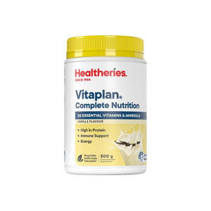 Healtheries Vitaplan Complete Nutrition Vanilla 500g