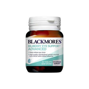 Blackmores: Blackmores bilberry eye support advanced 30c