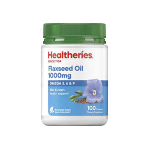 Healtheries Flaxseed Oil 1000mg 100c