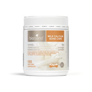 Bioisland Brand: Bio Island Milk Calcium Bone Care 150 Softgel Capsules