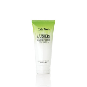 New Collection: Wildfern Lanolin Hand Crème with Calendula and Sweet Orange Oil boxed 100ml