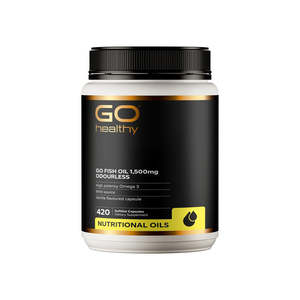 Go Healthy Go Fish Oil 1500mg Odourless 420 Capsules
