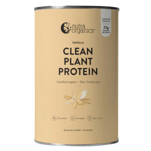 Nutra Organics - Clean Plant Protein Vanilla 500g