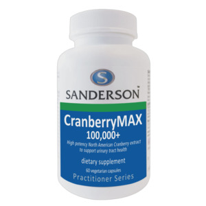 SUPPLEMENT: Sanderson - CranberryMAX 100,000+  60 caps