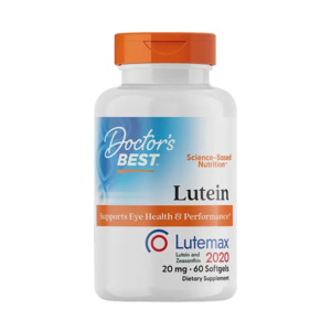 SUPPLEMENT: Doctors Best - Lutein with Lutemax® (20mg) 60 softgels