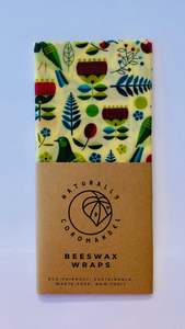 Beeswax Food Wraps Singles: Beeswax Wrap - Kereru
