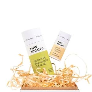 Raw Nature Gift Set - Deodorant 50g + Lip Balm 7g