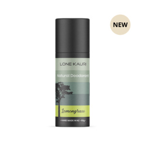 Deodorants: Lone Kauri Natural Deodorant Stick 60g - Lemongrass