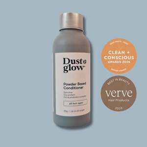 Products: Dust & Glow Powder Based Conditioner - Balanced To Oily Hair